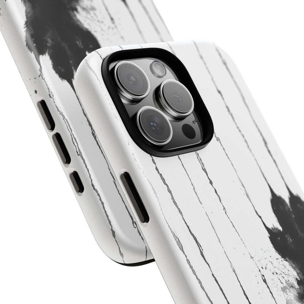 Black Ink Paw Print Tough Case