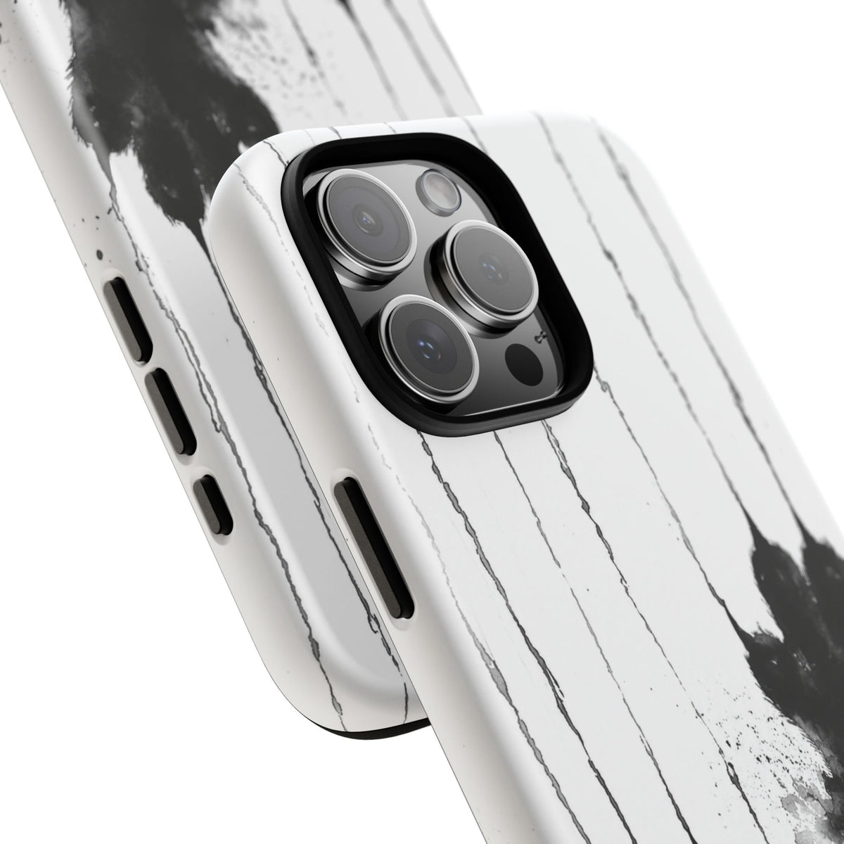 Black Ink Paw Print Tough Case
