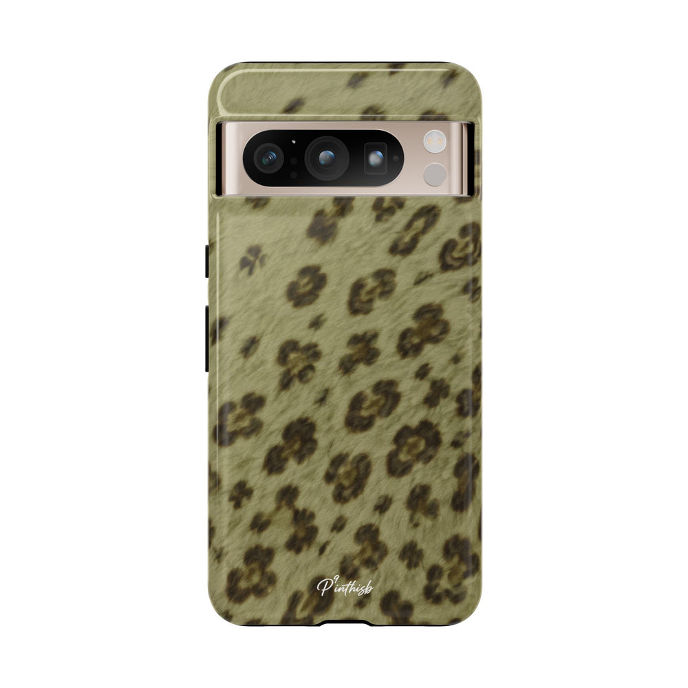 Olive Leopard Print Tough Case