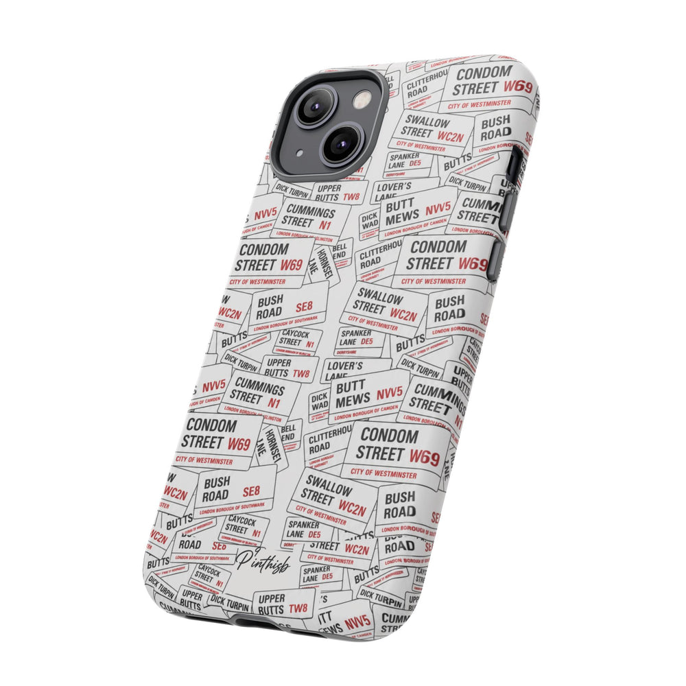Cheeky London Street Signs Phone Case