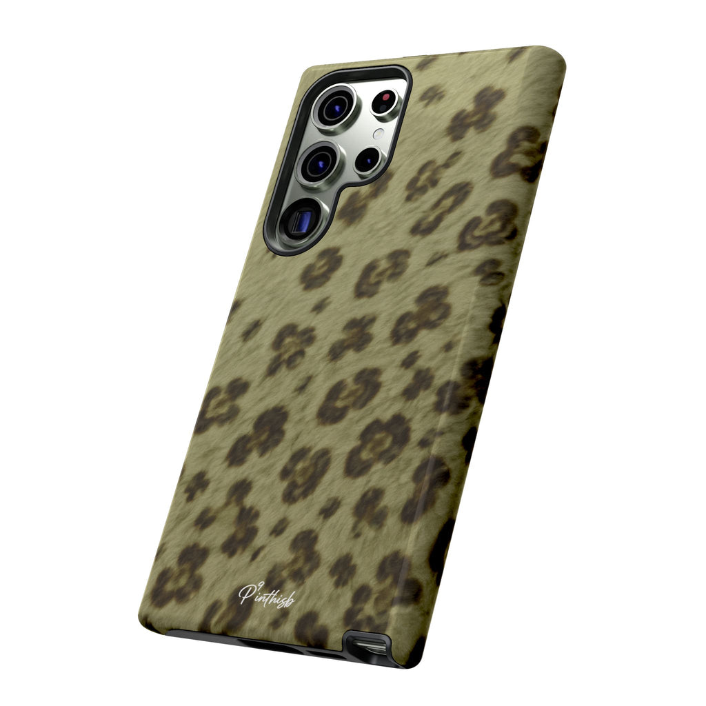 Olive Leopard Print Tough Case