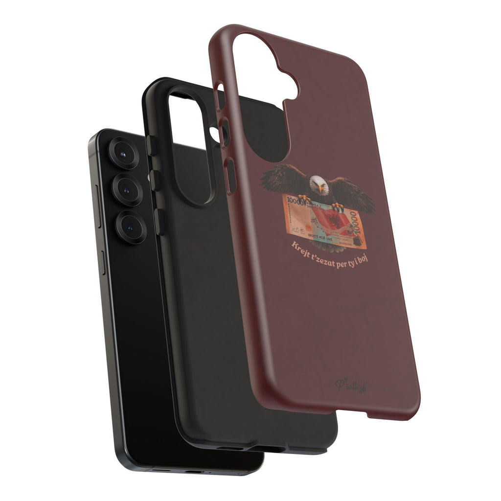 "Krejt t'zezat për ty i boj" Albanian Tough Phone Case