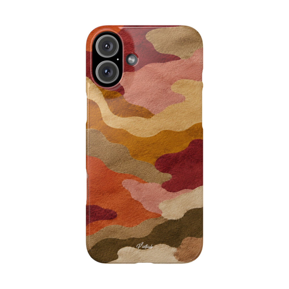 Watercolour Camo Snap Case
