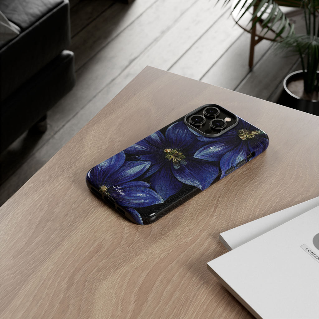 Blue Floral Tough Case