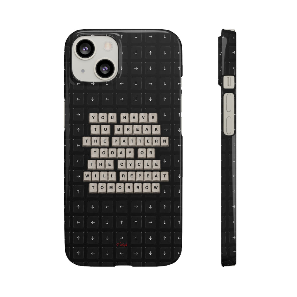 "Break the pattern" Keyboard Snap Case