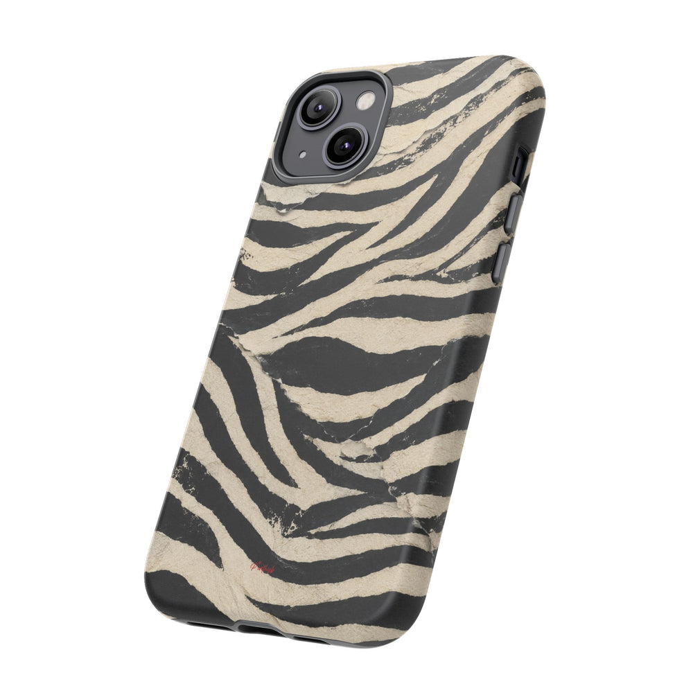 Wavy Peach & Mauve Tough Case