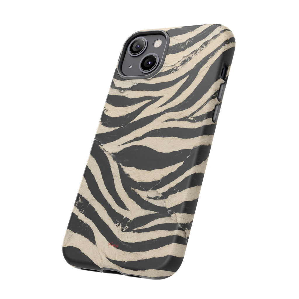 Wavy Peach & Mauve Tough Case