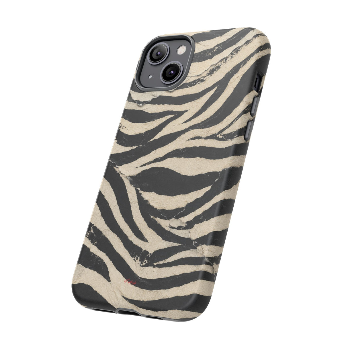 Wavy Peach & Mauve Tough Case