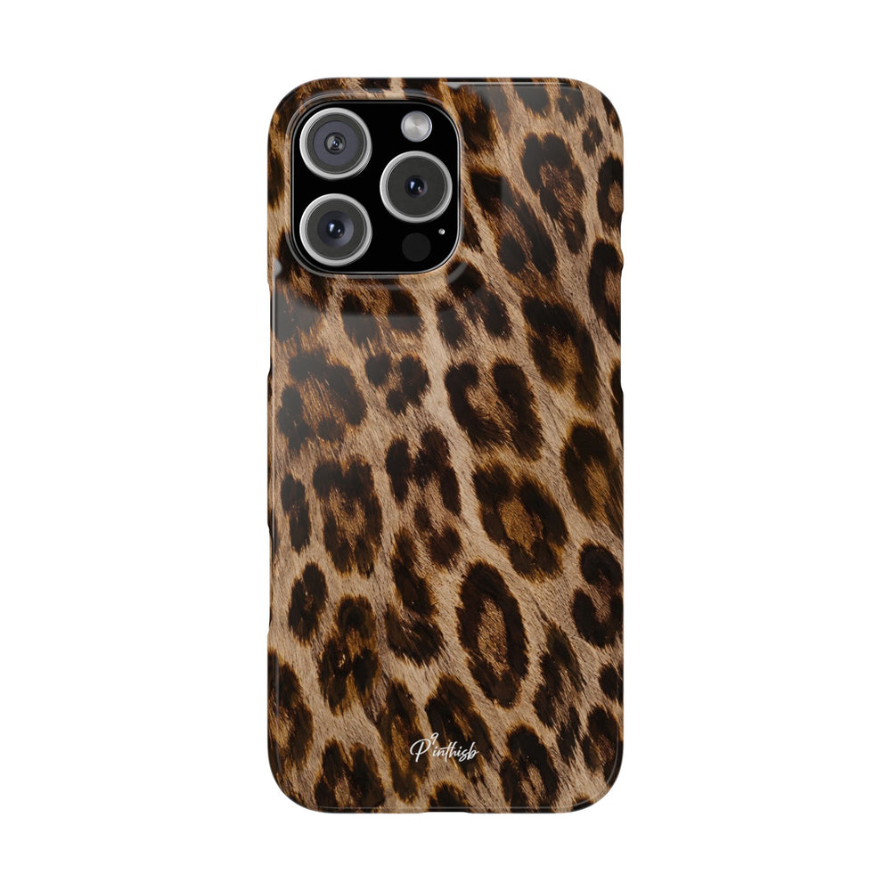 Leopard Print Snap Phone Case