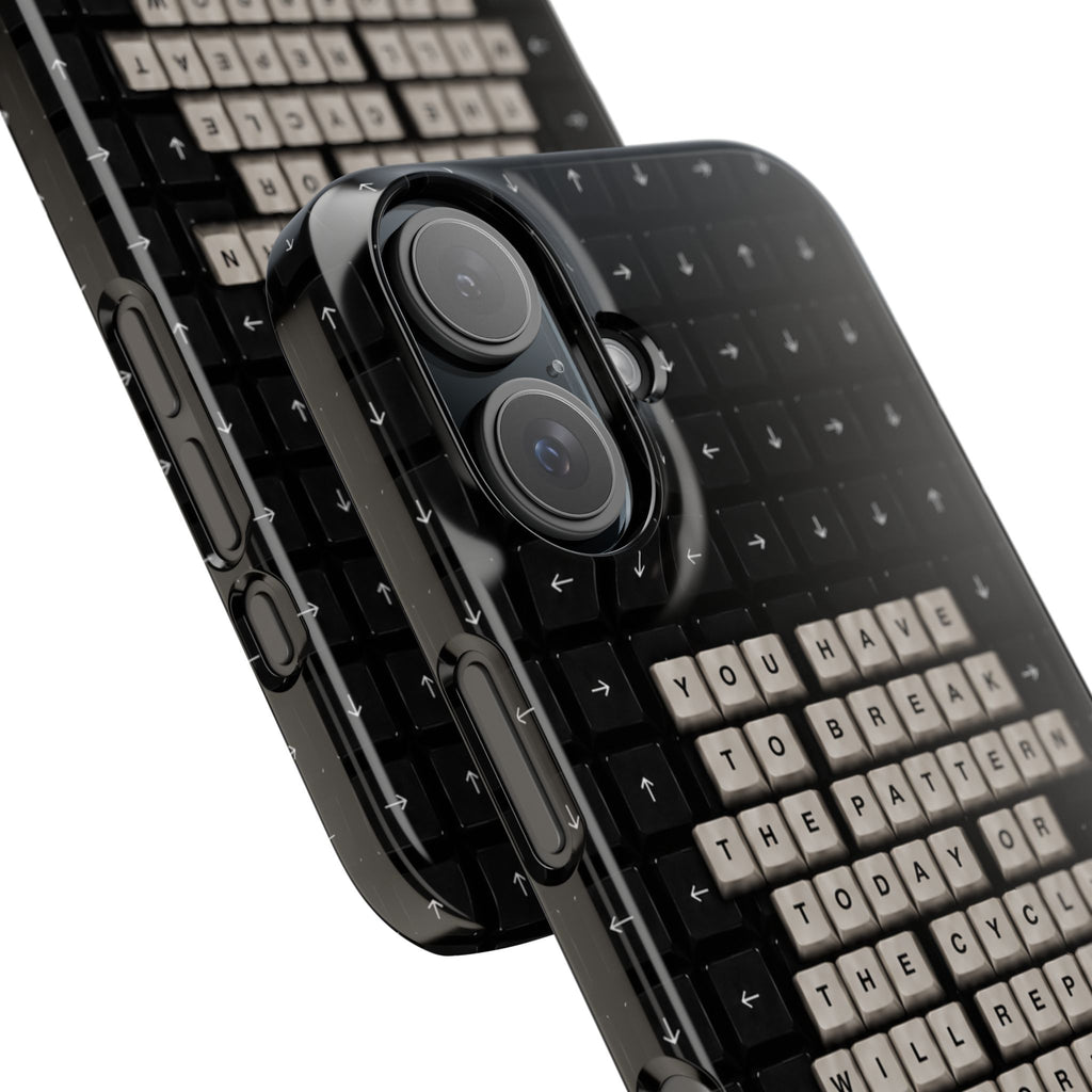 "Break the pattern" Keyboard Snap Case