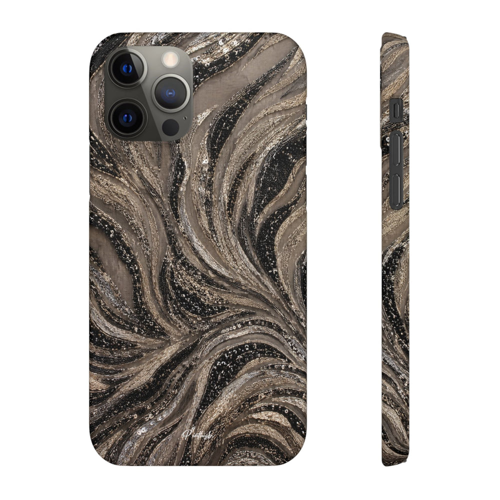 Neutral Swirl Protective Snap Case