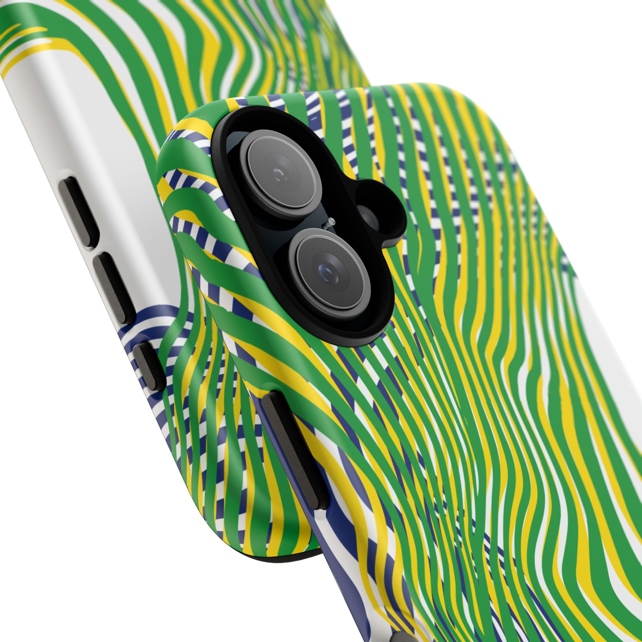 Abstract Green Wave Phone Case