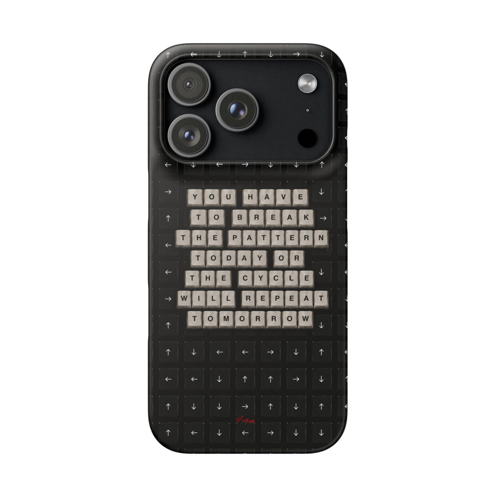 "Break the pattern" Keyboard Snap Case
