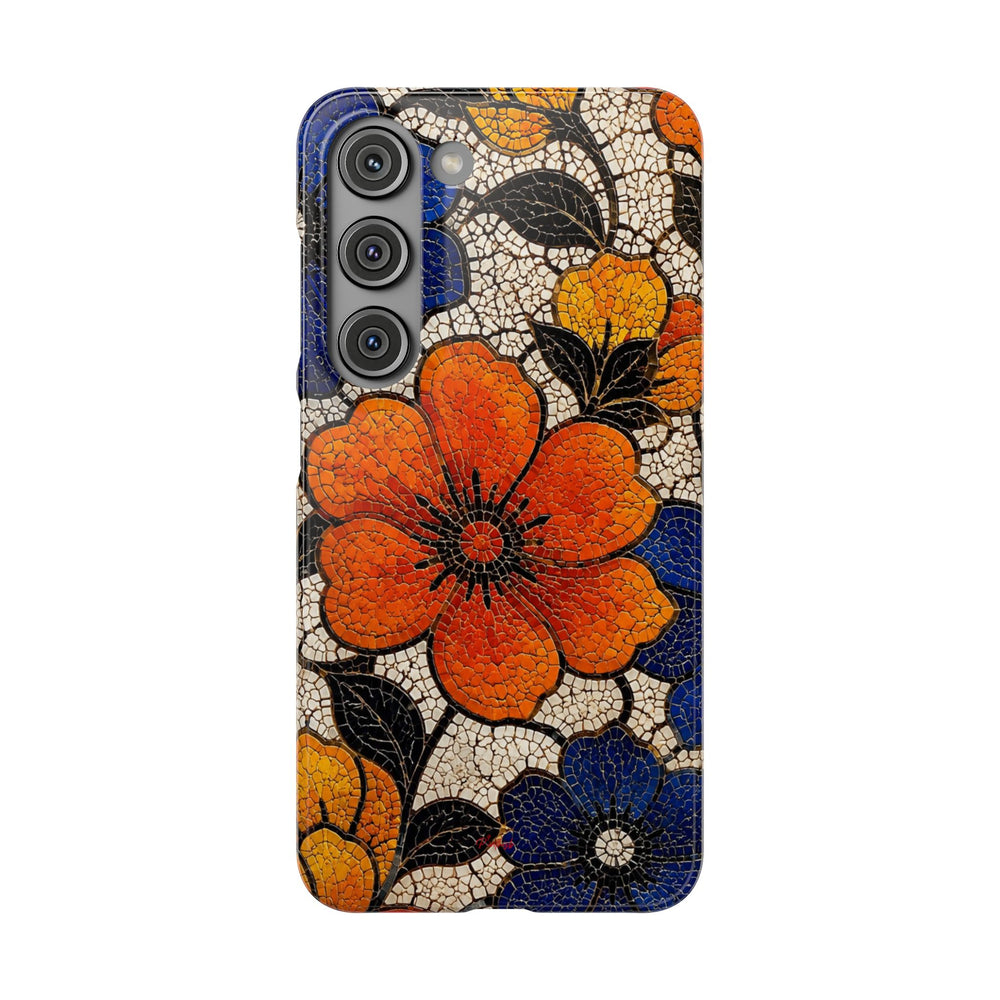 Floral Mosaic Snap Case