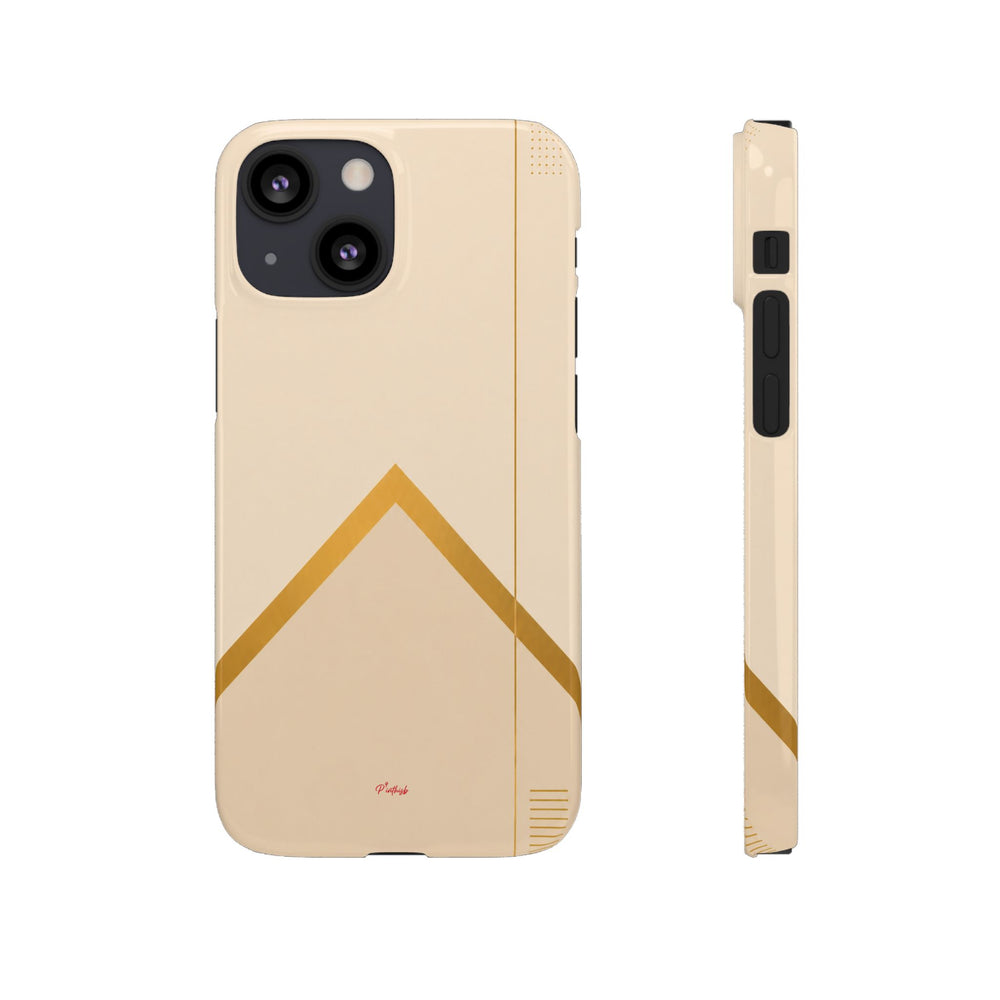 Gold Malboro Inspired Snap Phone Case