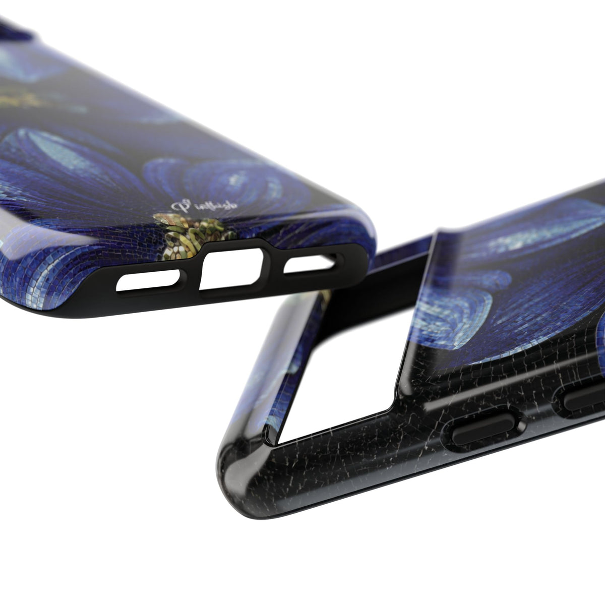 Blue Floral Tough Case