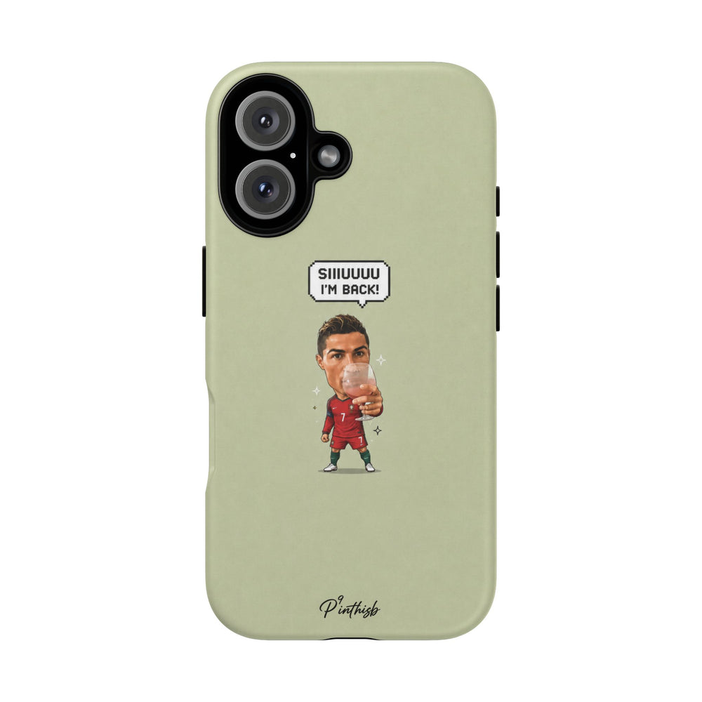 "SIIUUU, I'M BACK" CR7 Tough Phone Case