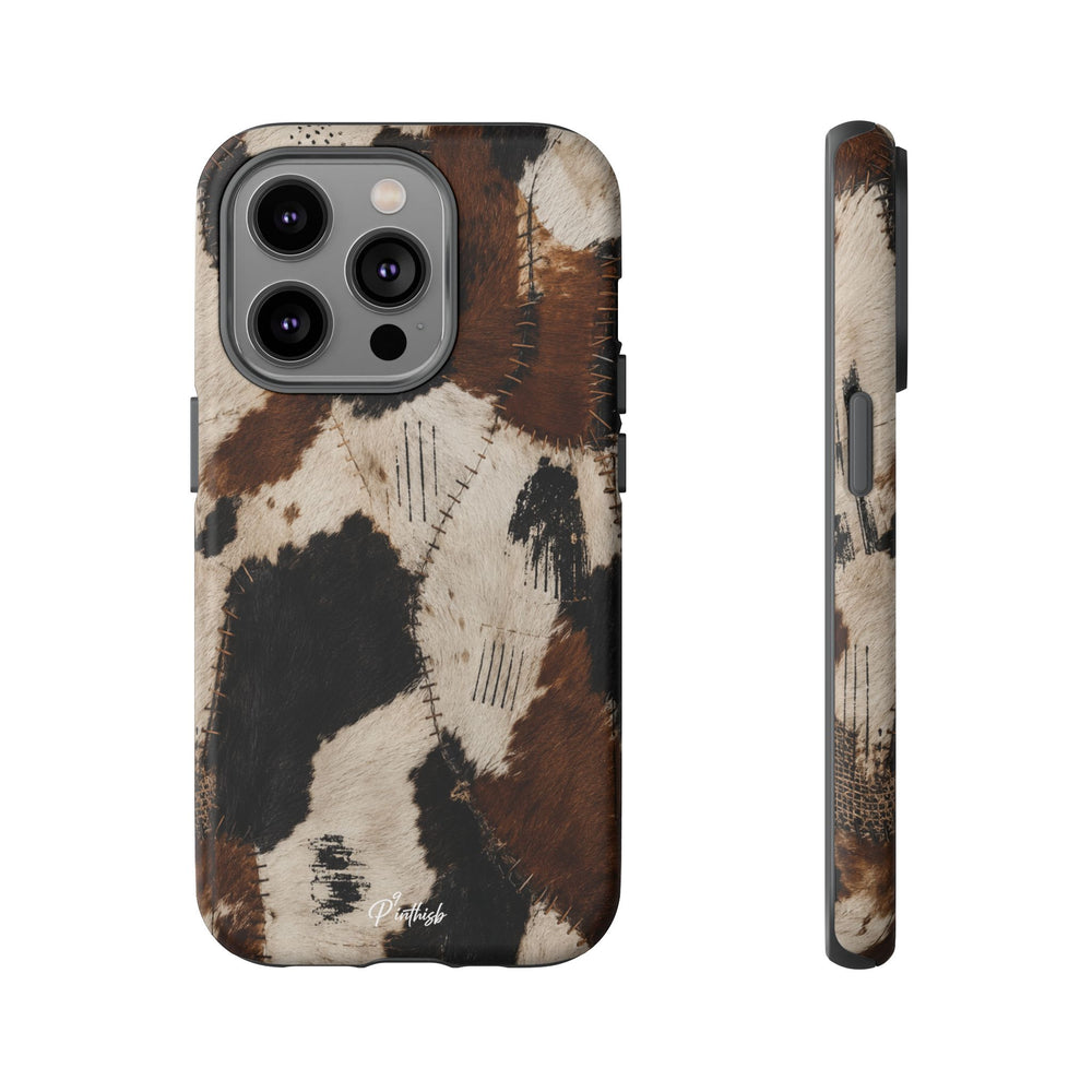 Brown & Black Animal Print Tough Case