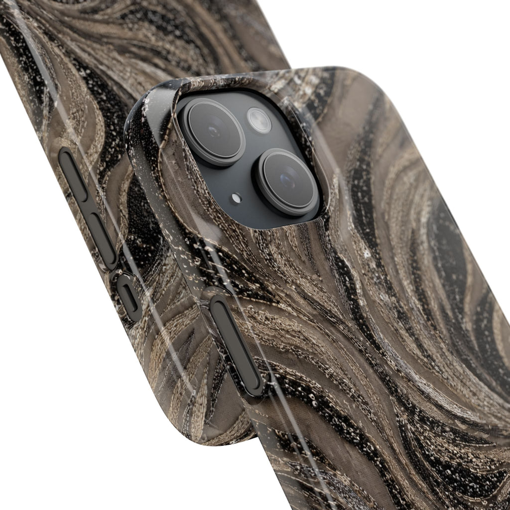 Neutral Swirl Protective Snap Case