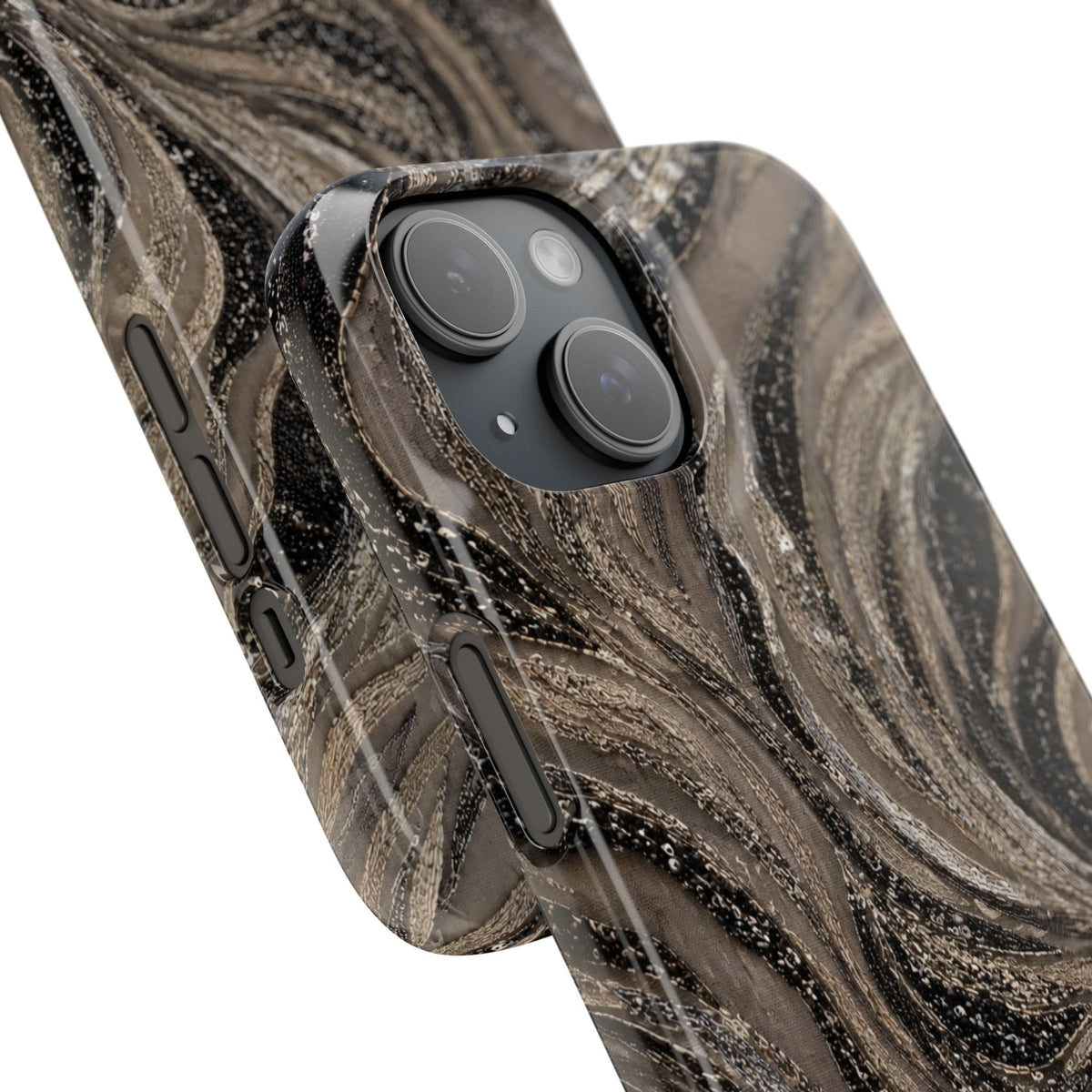 Neutral Swirl Protective Snap Case