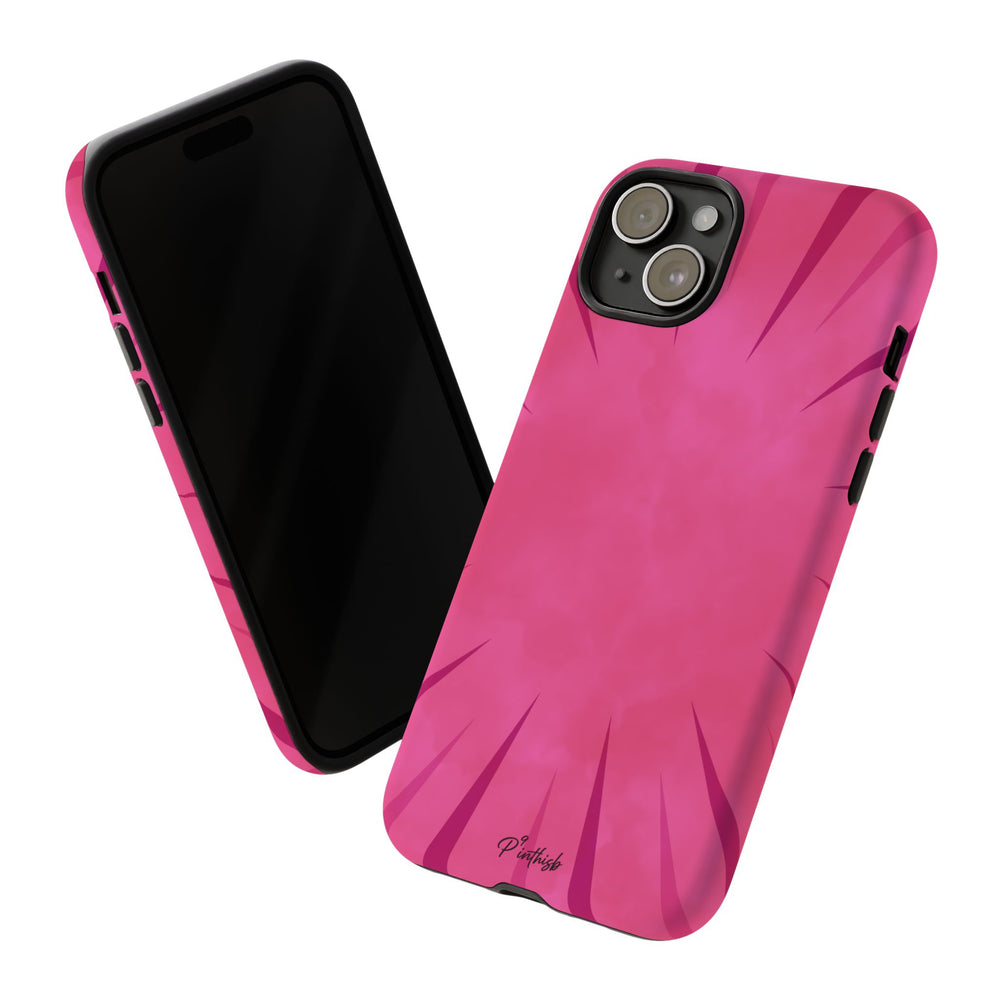 Pink Burst Tough Phone Case