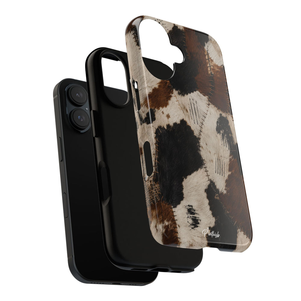 Brown & Black Animal Print Tough Case