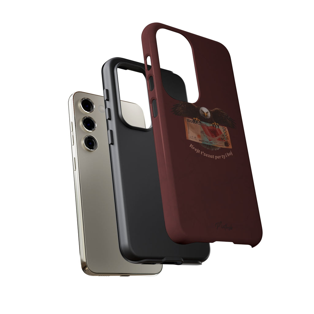 "Krejt t'zezat për ty i boj" Albanian Tough Phone Case