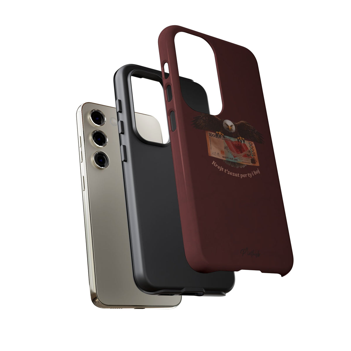 "Krejt t'zezat për ty i boj" Albanian Tough Phone Case