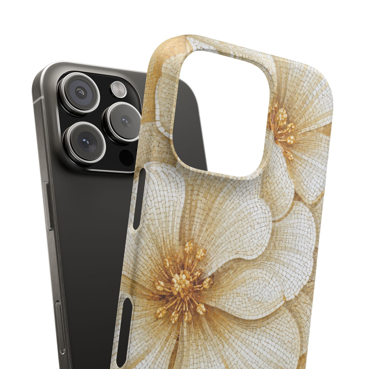 Floral Gold Bloom Snap Case