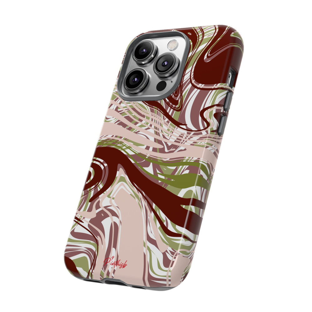 Abstract Marbled Tough Phone Case