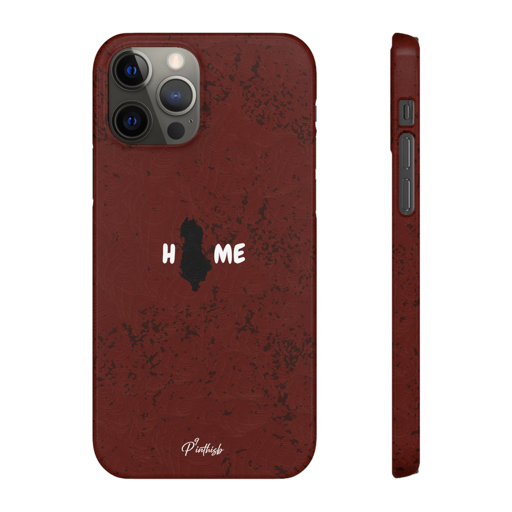 "HOME" Albania Snap Case