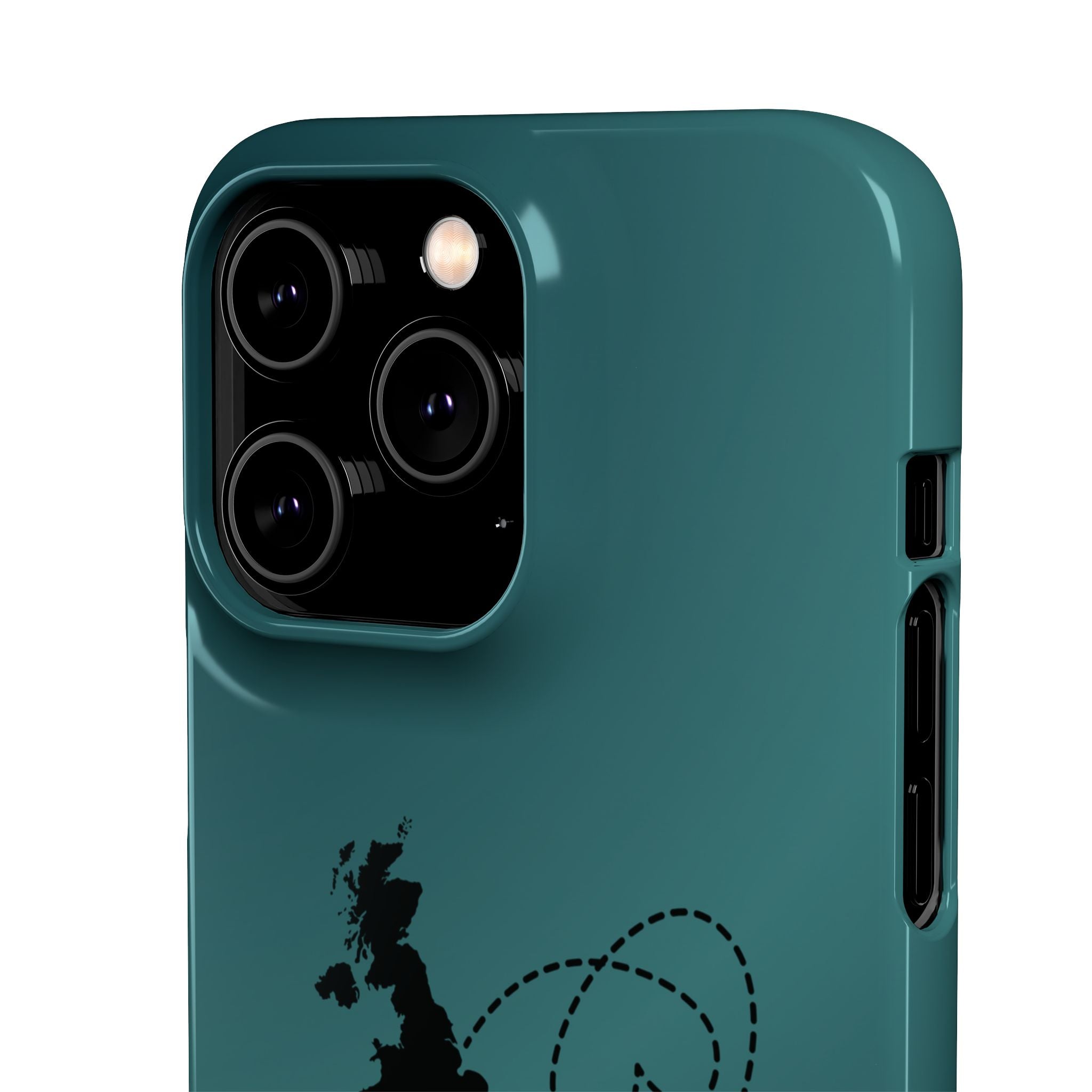 Copy of UK to Albania Pink Snap Phone Case