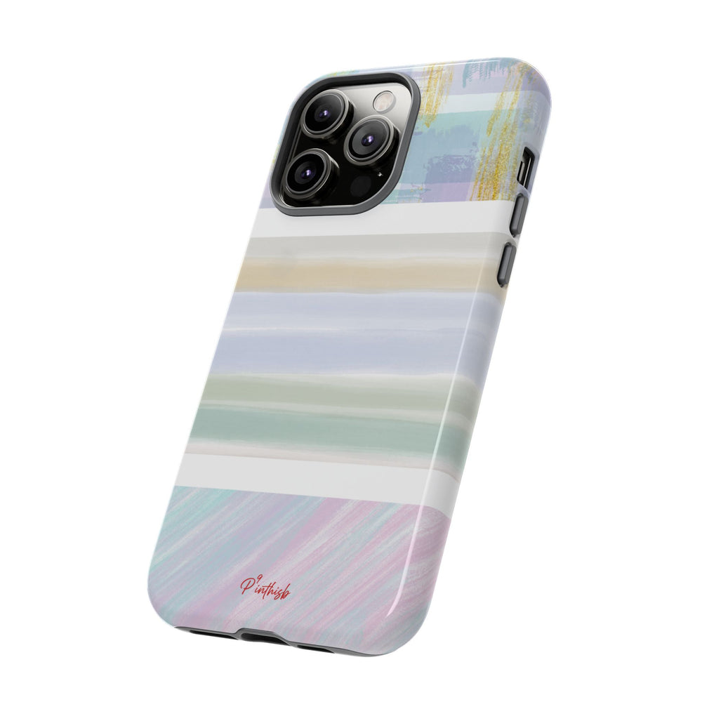 Pastel Stripe Tough Phone Case
