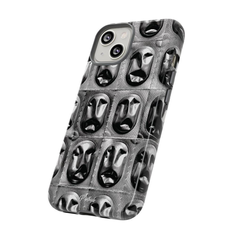Metallic Mask Grid Tough Case