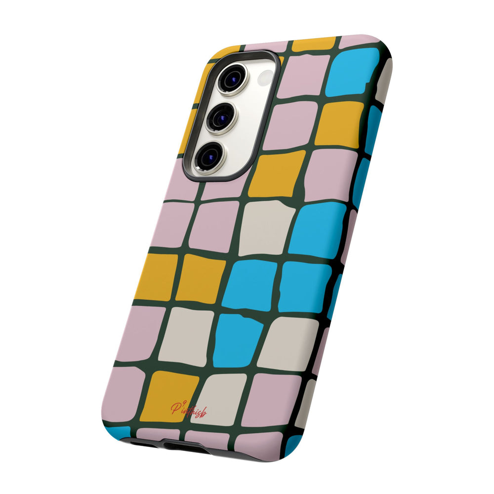 Color Grid Tough Phone Case
