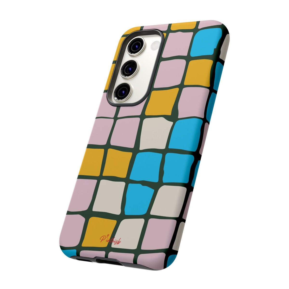 Color Grid Tough Phone Case
