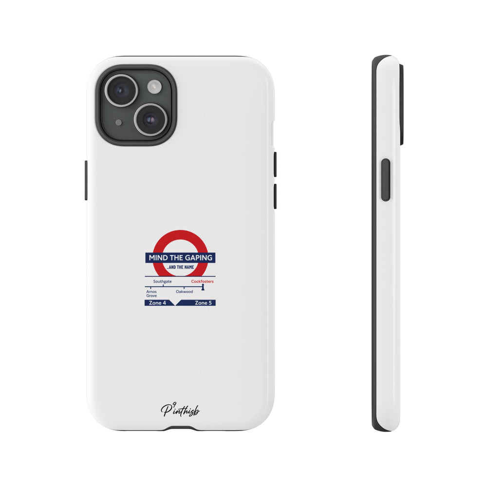 "Mind the Gaping" London Tube Parody Phone Case