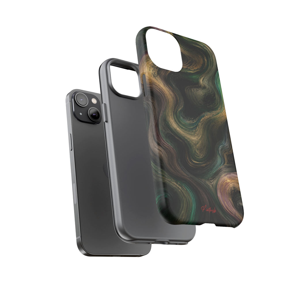 Marbled Forest Tough Phone Case
