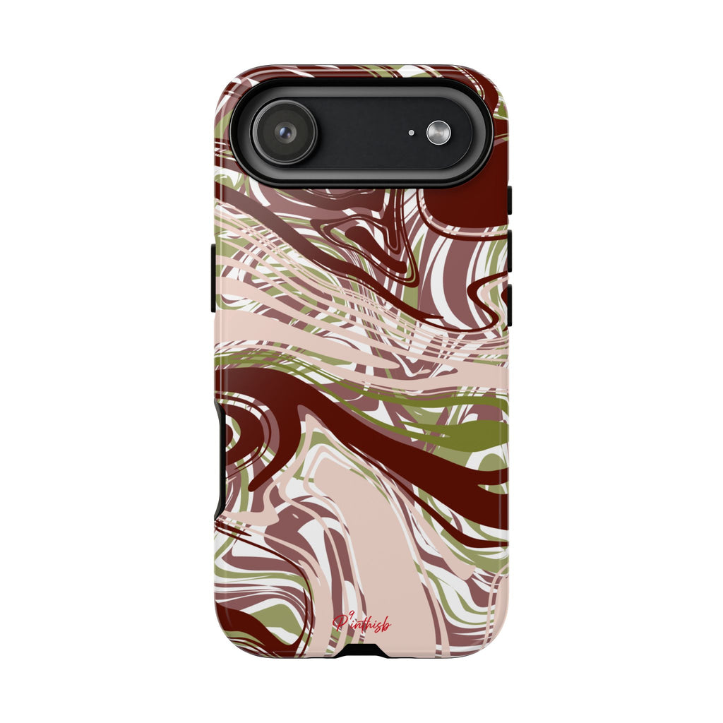 Abstract Marbled Tough Phone Case