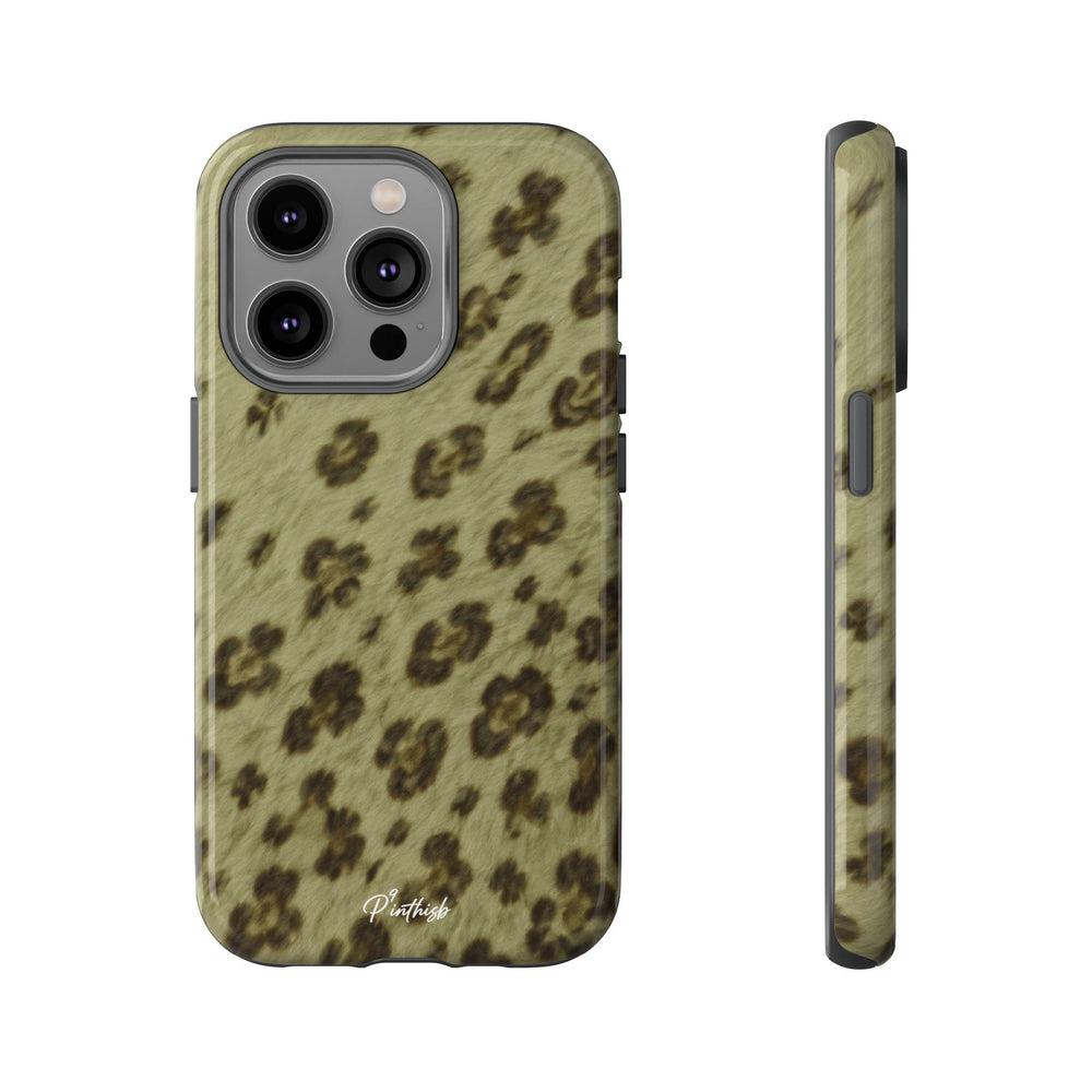 Olive Leopard Print Tough Case