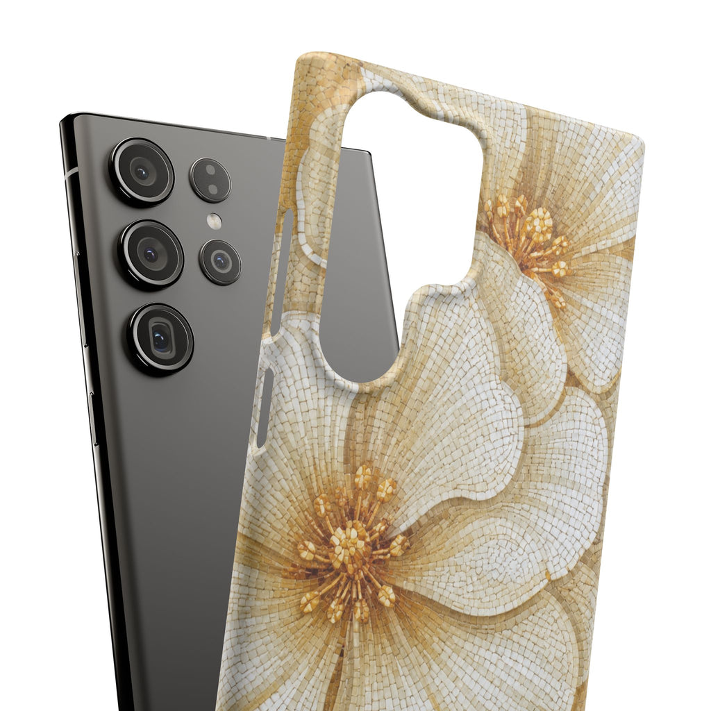 Floral Gold Bloom Snap Case