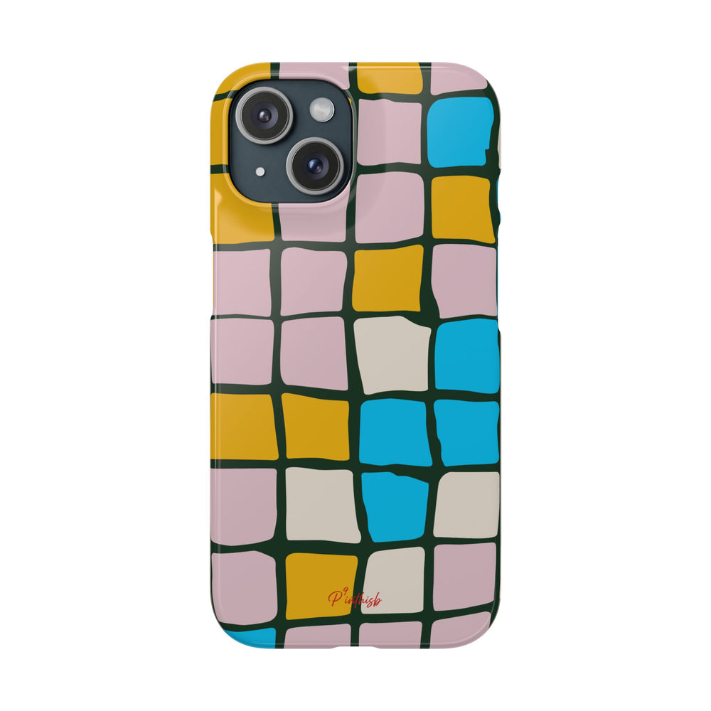 Color Grid Snap Phone Case