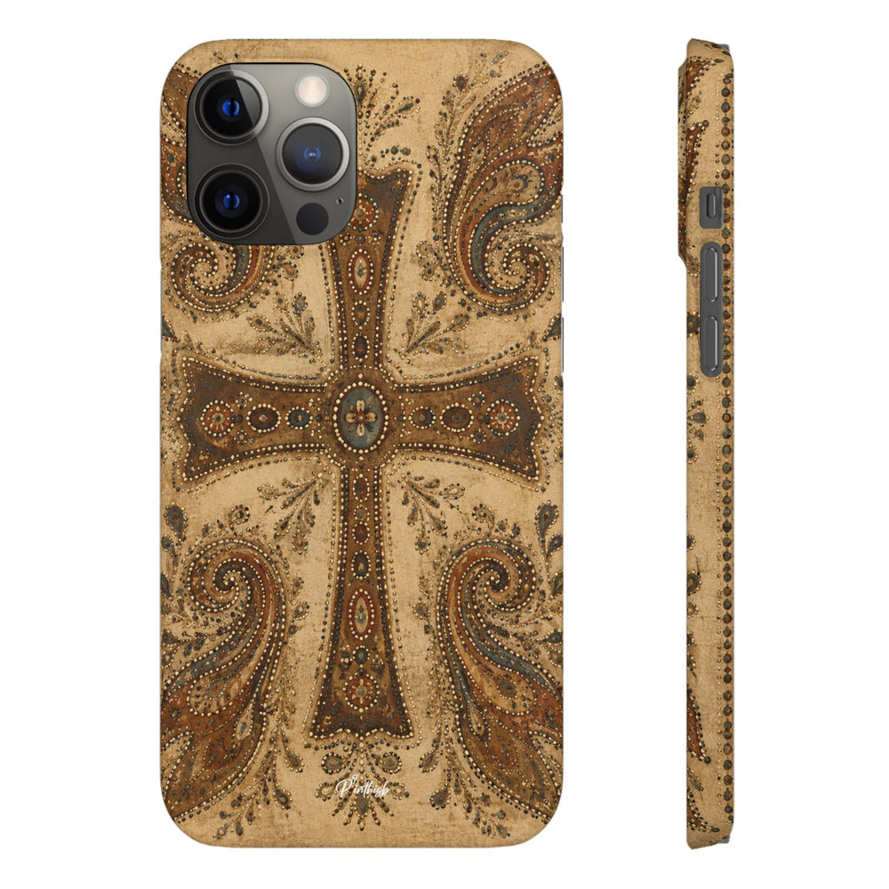 Cross Paisley Snap Case