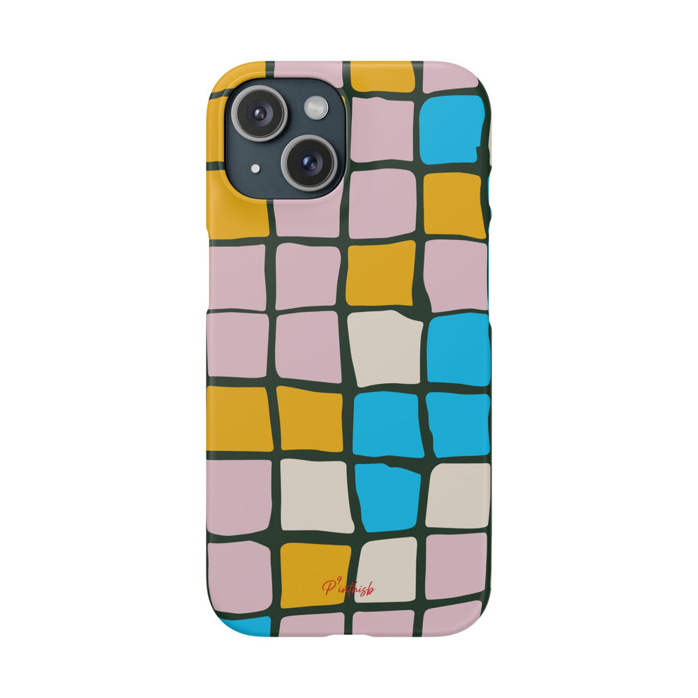Color Grid Snap Phone Case