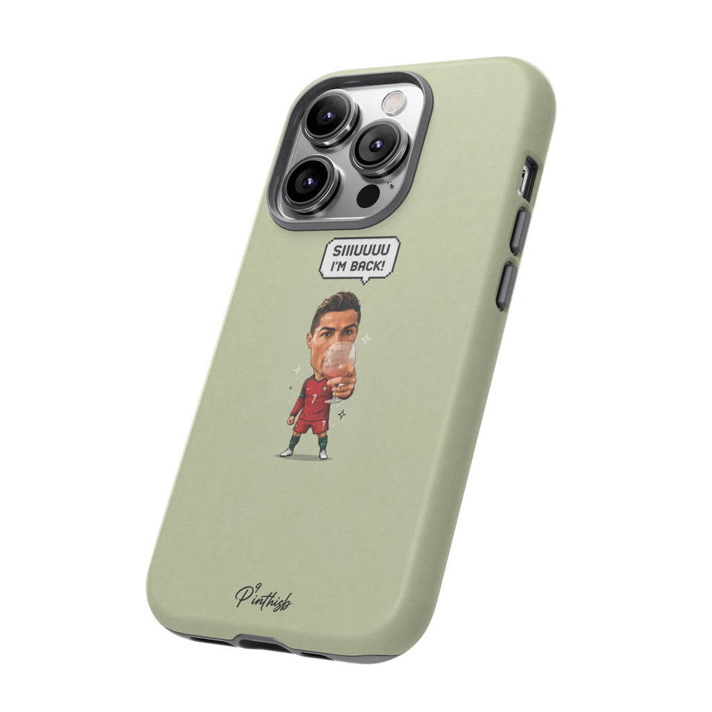 "SIIUUU, I'M BACK" CR7 Tough Phone Case