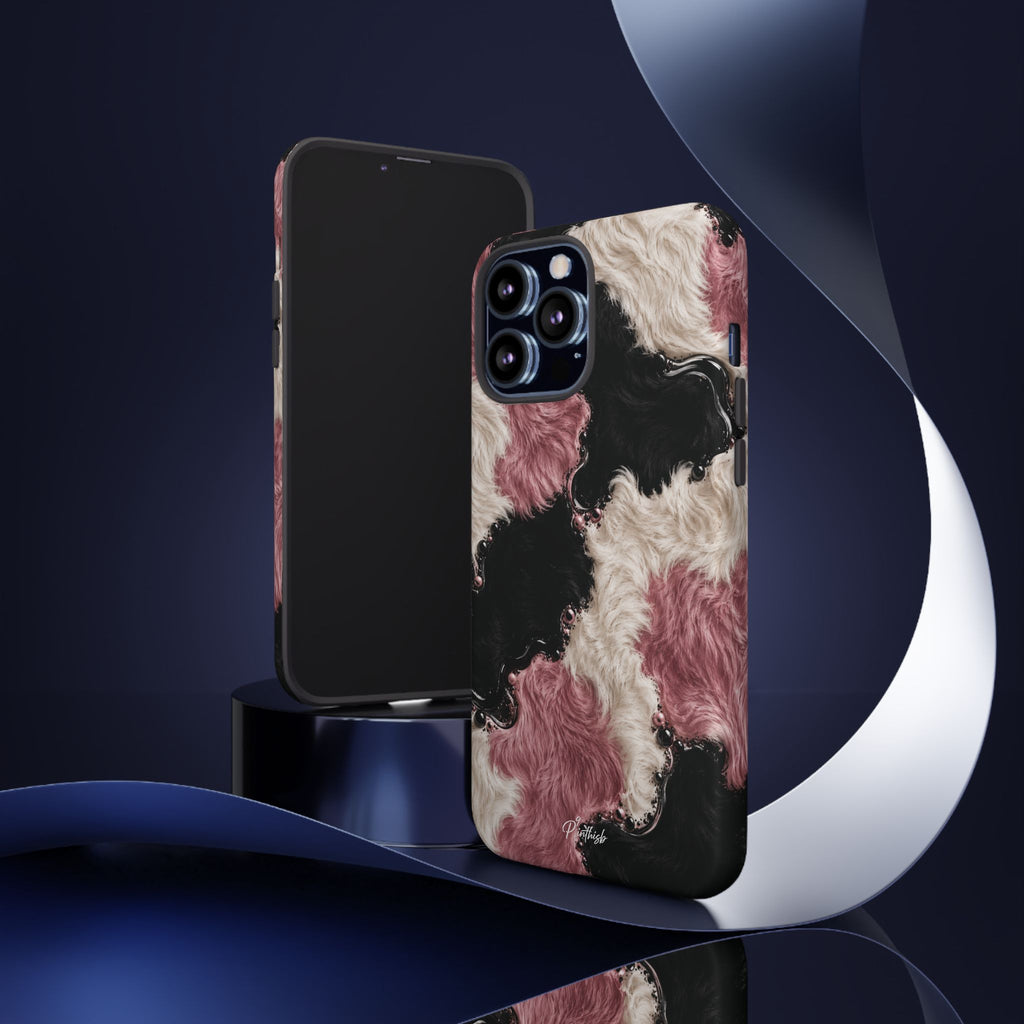 Cow Print Swirl Tough Case