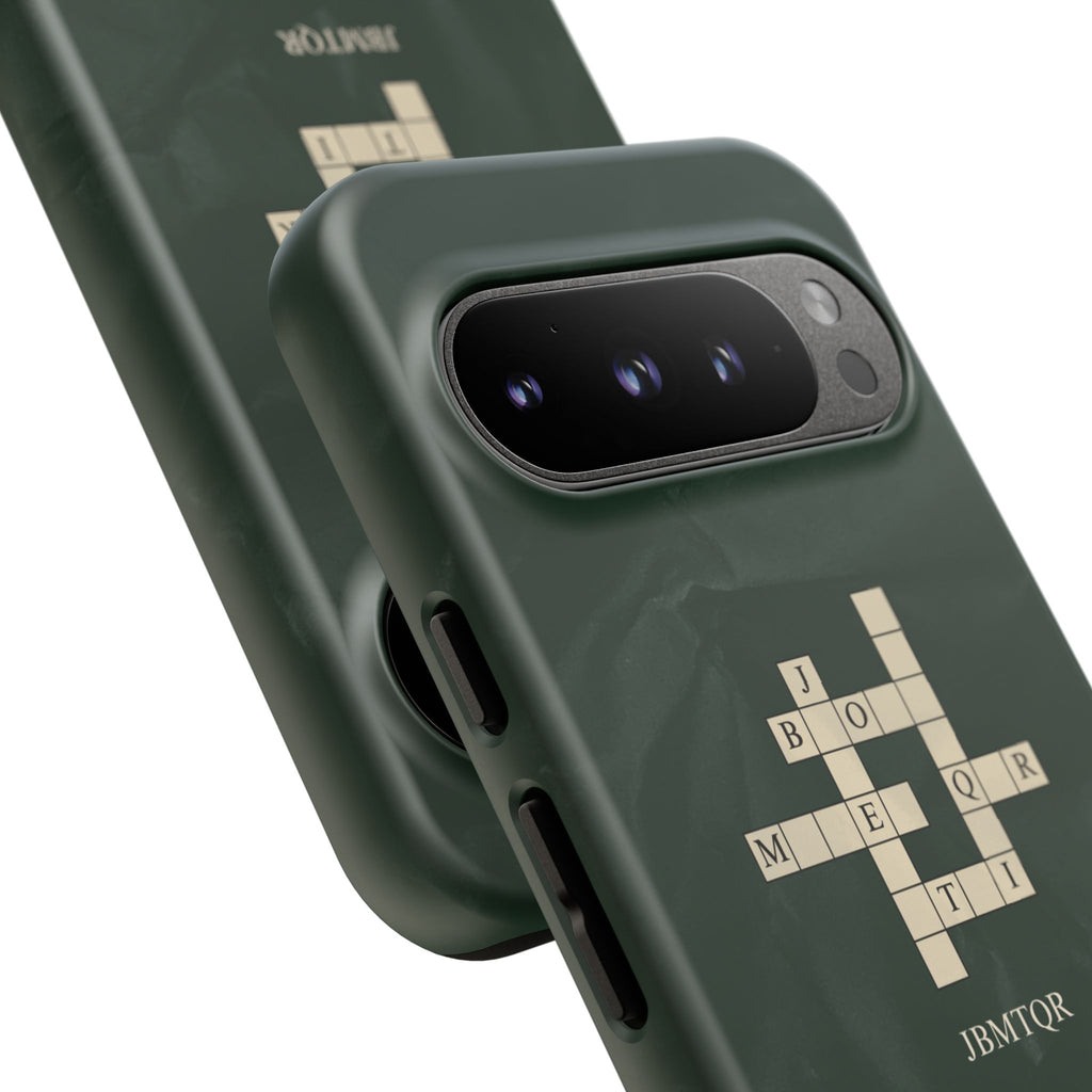 "JBMTQR crossword" Tough Phone Case