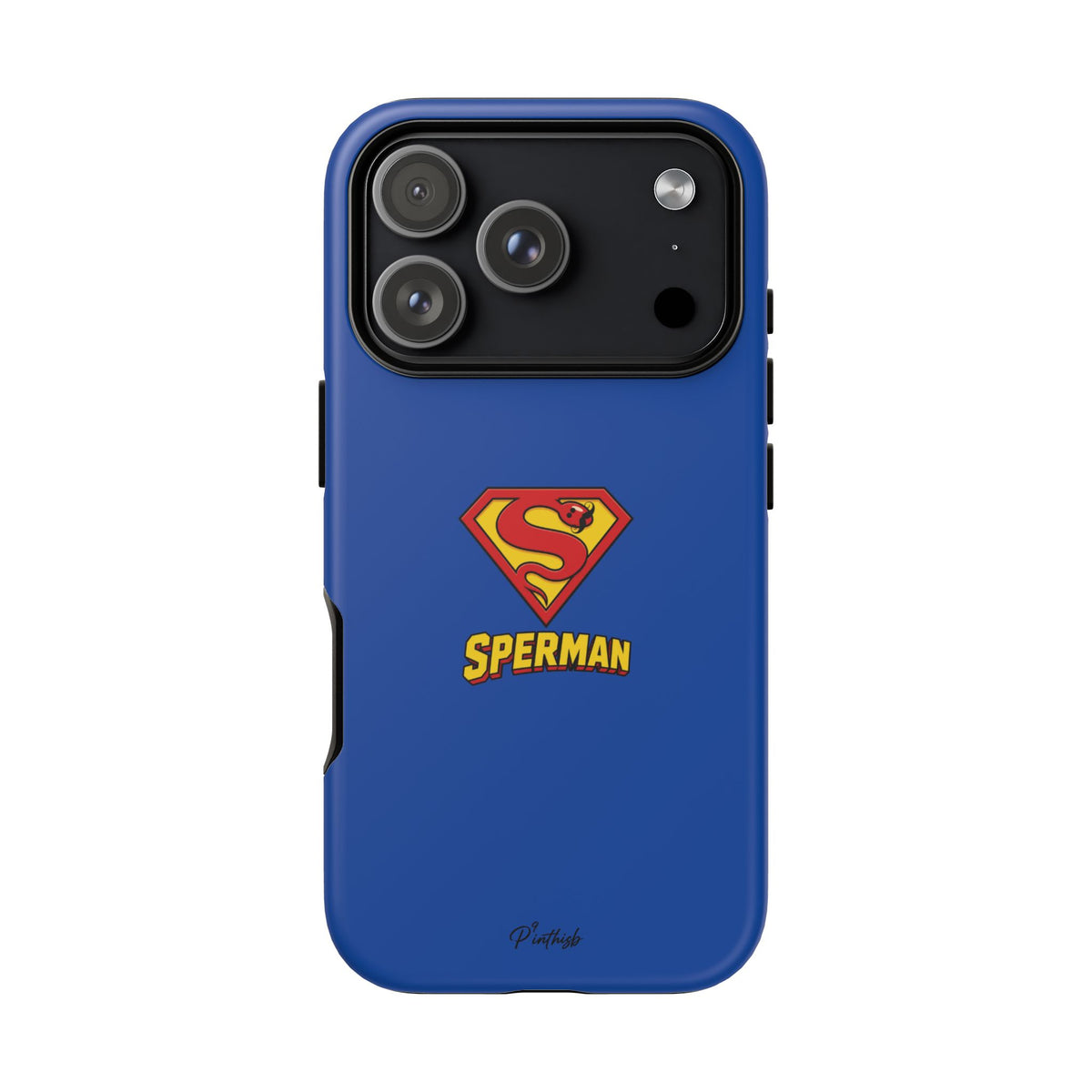 "SPERMAN" Parody Logo Tough Phone Case