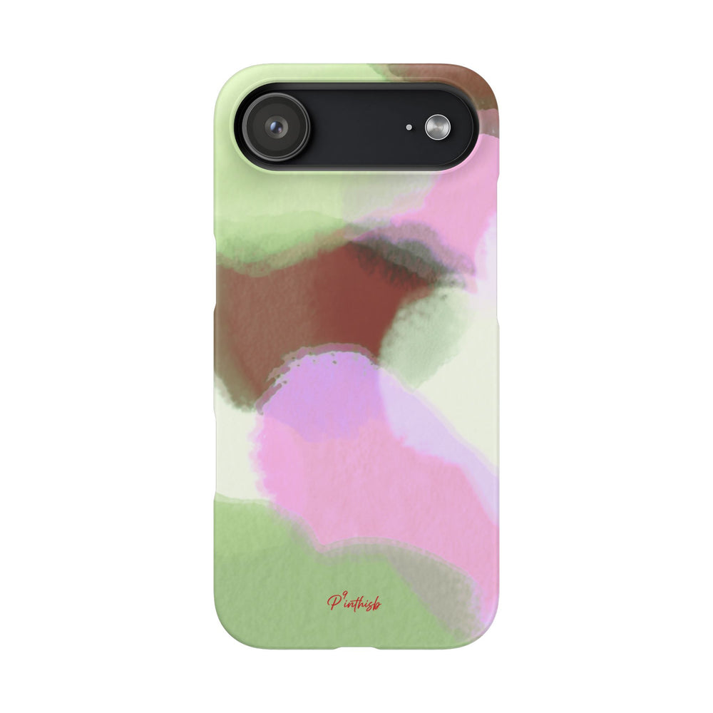 Abstract Pastel Camouflage Snap Phone Case