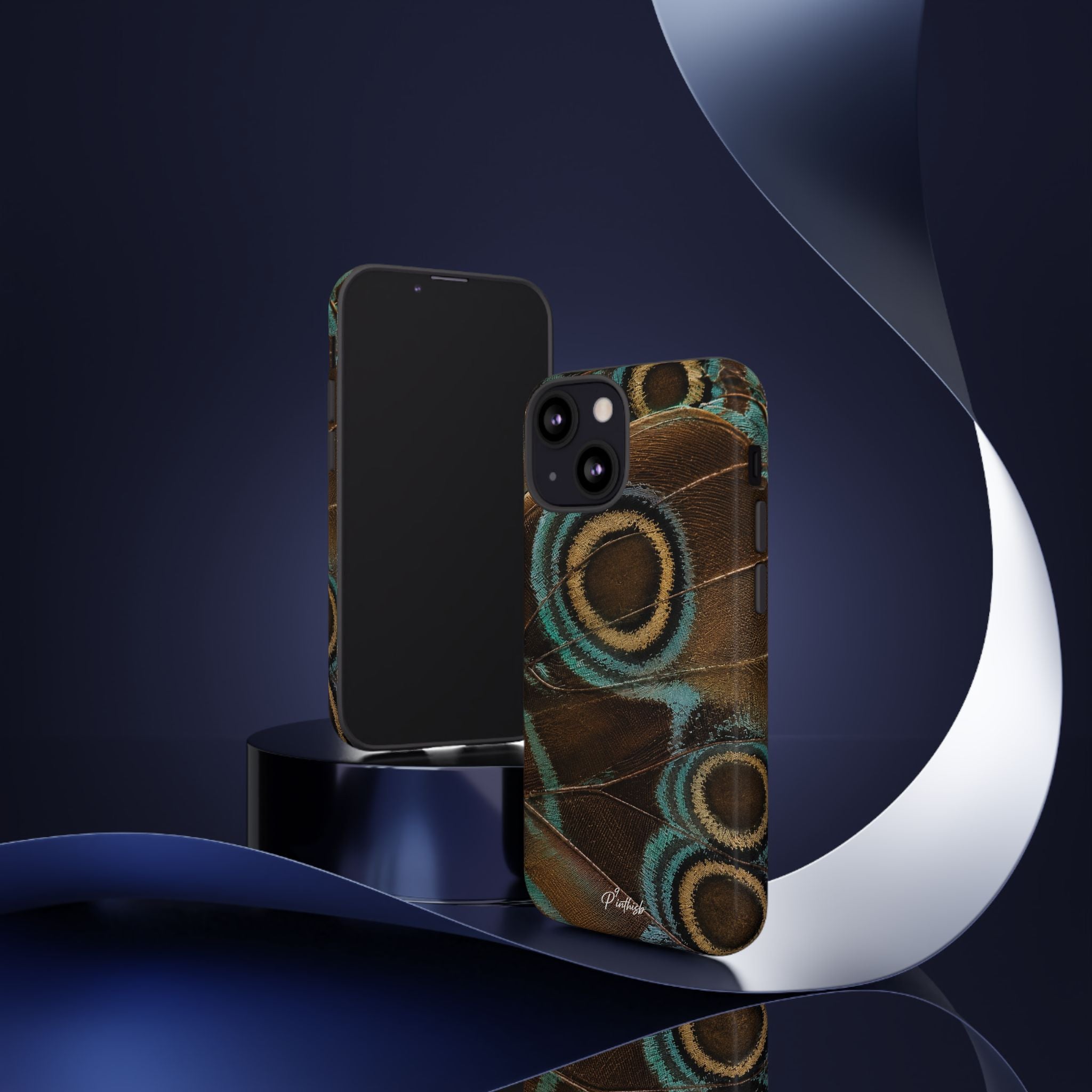 Peacock Feather Pattern Tough Case